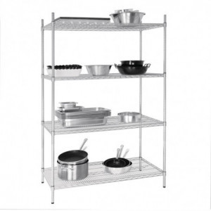 Riiul komplektis 4 tasandiga - L 1220 x P 610 mm - Vogue