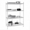 Riiul komplektis 4 tasandiga - L 1220 x P 610 mm - Vogue