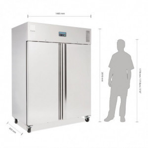 Külmik kahe uksega - 1300 L - Polar - Fourniresto