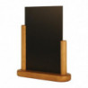 Elegantne teki viimistlusega lauasilt 320 x 270mm - Securit - Fourniresto