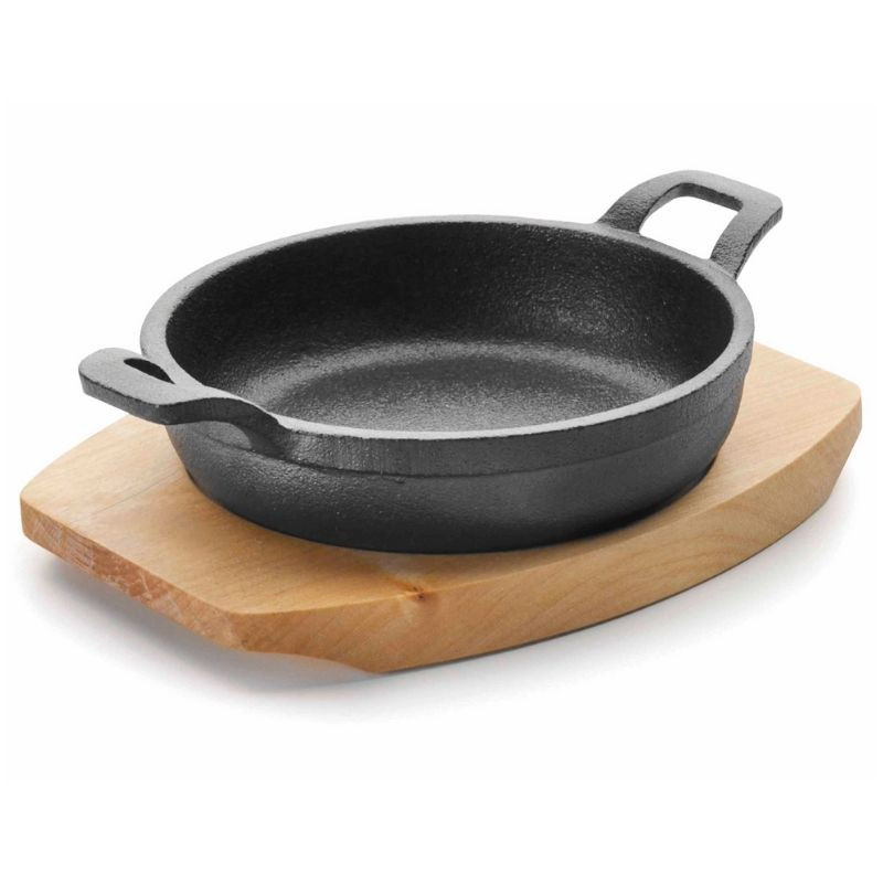 Faitout Rond Magma Avec Base En Bois - Ø 16,2 Cm - Lacor Faitout Rond Magma Avec Base En Bois - Ø 16,2 Cm - Lacor