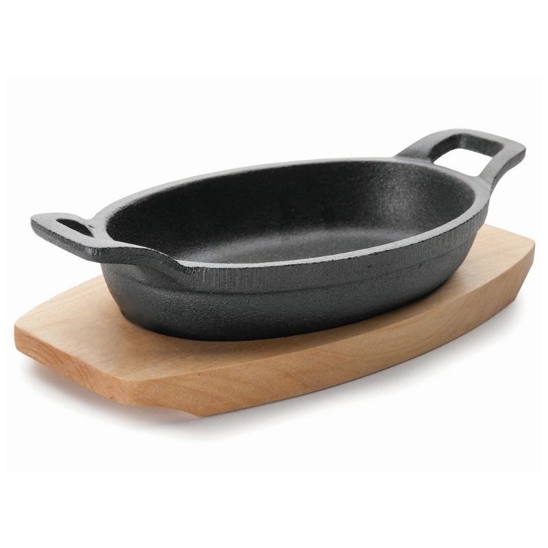 Faitout Ovale Magma Avec Base En Bois - 300 Ml - Lacor Faitout Ovale Magma Avec Base En Bois - 300 Ml - Lacor