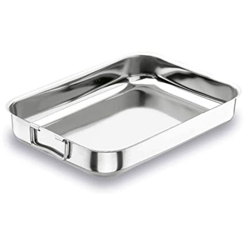 Plat À Gratin En Inox - 30 X 22 Cm - Lacor Plat À Gratin En Inox - 30 X 22 Cm - Lacor