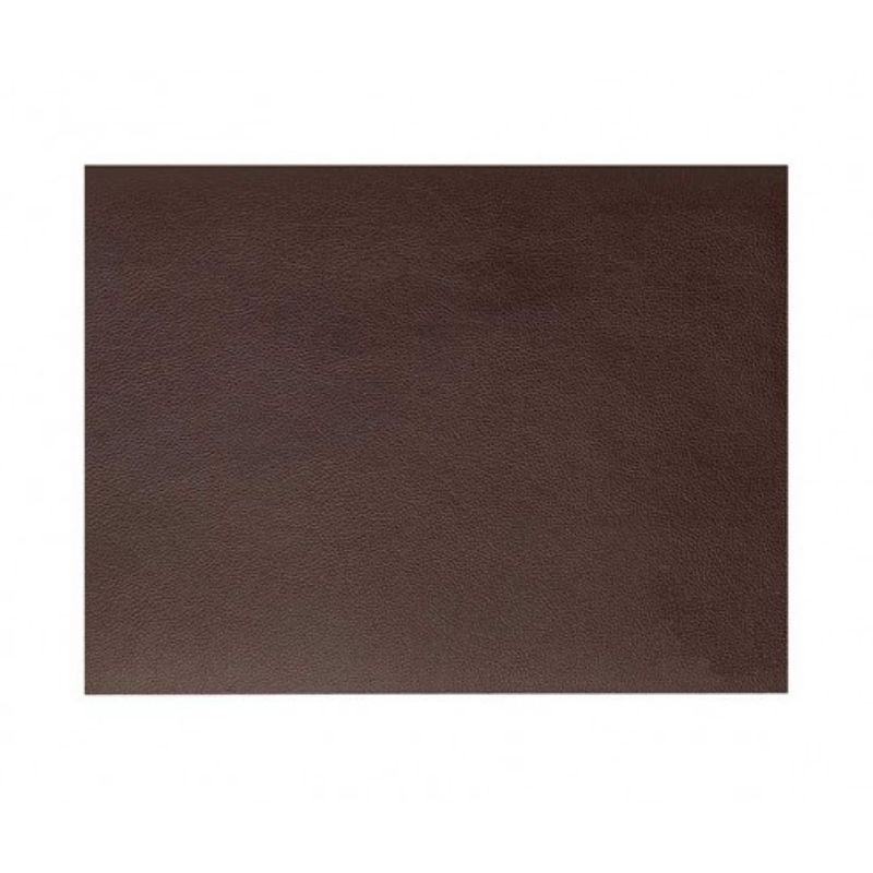Rectangular Brown Grained Leather Placemat Rinia - 45X30 Cm - Lacor Rectangular Brown Grained Leather Placemat Rinia - 45X30 Cm - Lacor