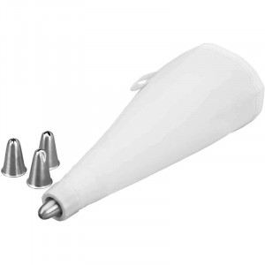 Silikoonist tordiprits + 4 roostevabast terasest otsikut - 20 cm - Lacor