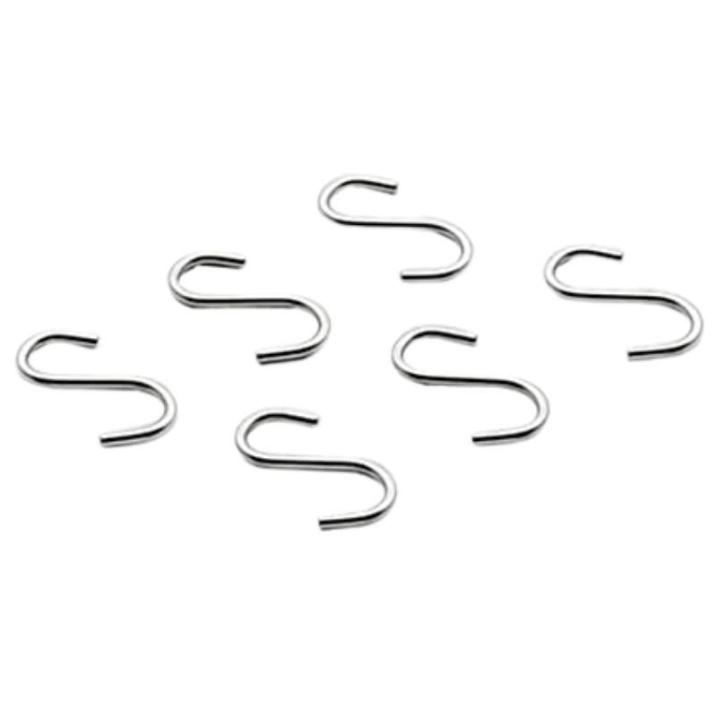 Stainless Steel Hooks for Wall Wardrobe - Set of 6 Stainless Steel Hooks for Wall Wardrobe - Set of 6