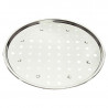 Perforeeritud pizzaplaat valgest rauast - Ø 340 mm - GOBEL