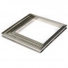 Vormikook ruudukujulises roostevabast terasest vormis - 200 x 200 mm - TELLIER