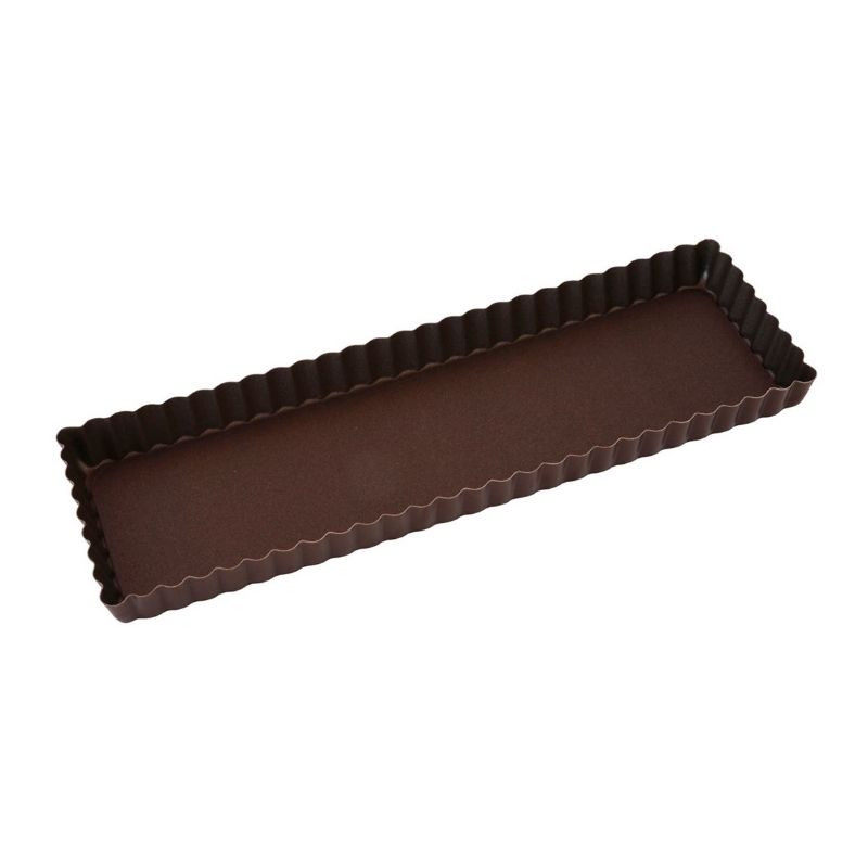 Küpsetusvormi Tarte Rectangulaire Cannelé à Fond Fixe - 350 x 110 mm - TELLIER Küpsetusvormi Tarte Rectangulaire Cannelé à Fond Fixe - 350 x 110 mm - TELLIER