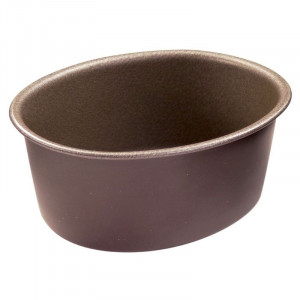 Munakujuline ühepõhjaga želatiinivorm - 75 x 55 mm - TELLIER