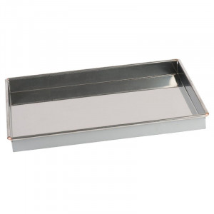 Caisse à Génoise en Inox - 386 x 236 mm - TELLIER