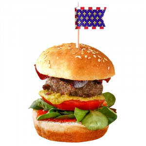 Kiti mini-burgerid bambusest lipikute jaoks - Tellier