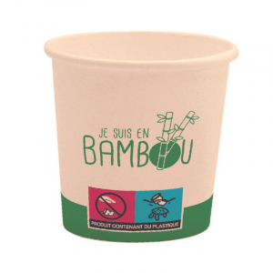 Ökoloogiline bambustops "Ma olen bambus" - 30 cl - 50 tk komplekt