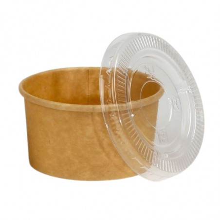 PET-kaas karpkotis olevale 60 ml kastme potile - komplektis 50 tk