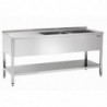 Sukelduv pesumaja nõrutusrest vasakule - 700 x 1800 mm