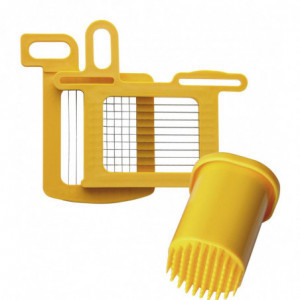 Kit Grilles Dynacube ja surumispuks - 7 x 7 mm