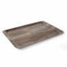 Serveealus melamiinist, trükitud tumeda puidumustriga - 350 x 240 mm