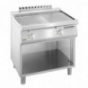 Plaat Snackimiseks 1/2 Sile, 1/2 Sooneline Laius 800 - Gaas