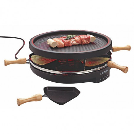 Raclette- ja grillseade - 6 pannilabidat