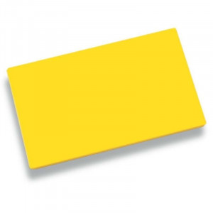 Kollane polüetüleenist plaat - 600 x 400 mm