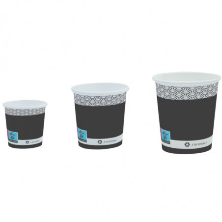 Kohvitops Papp Elegantne - 10 cl - Keskkonnasõbralik - 50 tk komplekt