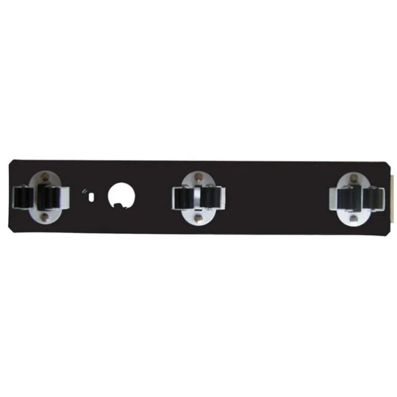 Broom Holder - 3 Blocks and 2 Hooks Broom Holder - 3 Blocks and 2 Hooks