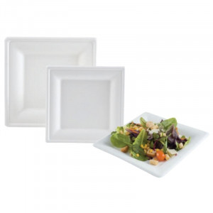 Ruudukujuline taldrik suhkruroost - 200 x 200 mm - 50 tk komplekt