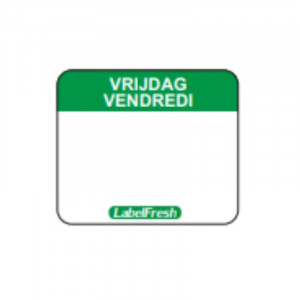 Jälitamise silt FreshEasy - Reede - 30 x 25 mm - 1000 tk komplektis - LabelFresh