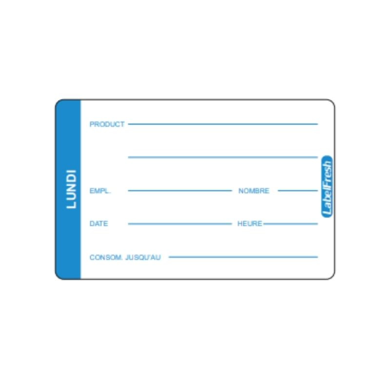 Jälitamise silt LabelFresh Pro - Esmaspäev - 70 x 45 mm - 500 tk komplektis - labelFresh Jälitamise silt LabelFresh Pro - Esmaspäev - 70 x 45 mm - 500 tk komplektis - labelFresh