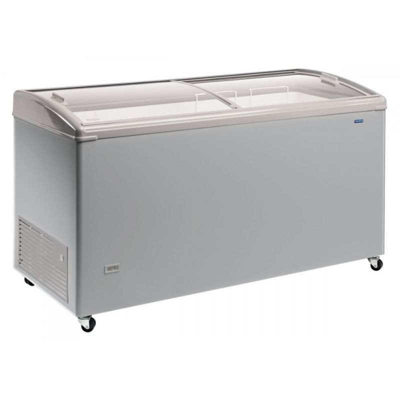 Congélateur Inox à Portes Coulissantes Vitrées - 400 L Congélateur Inox à Portes Coulissantes Vitrées - 400 L