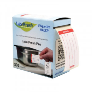 Jälitamise silt LabelFresh Pro - Kolmapäev - 70 x 45 mm - 500 tk komplektis - LabelFresh