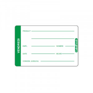 Jälitamise silt LabelFresh Pro - Reede - 70 x 45 mm - 500 tk komplektis - LabelFresh