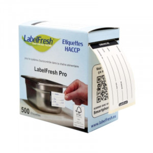 Jälitamise silt LabelFresh Pro - Pühapäev - 70 x 45 mm - 500 tk - LabelFresh