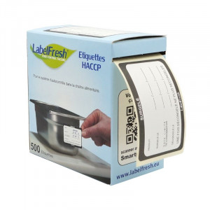 Jälitamise silt LabelFresh - külmutatud - 70 x 45 mm - 500 tk komplektis - LabelFresh