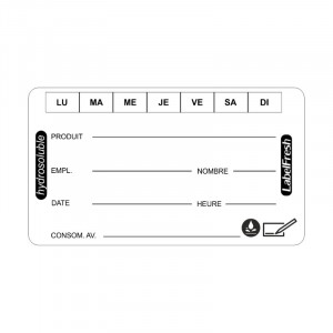 Jälitamise sildid - LabelFresh lahustuvad - 60 x 30 mm - 250 tk komplektis - LabelFresh