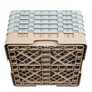 Klaasiriiul 36 sektsiooniga Camrack beige - L 500 x S 500 mm - Cambro
