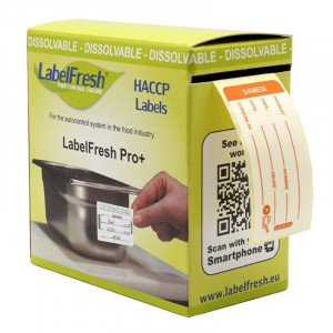 Jälitamise silt LabelFresh Soluble Pro - Laupäev - 60 x 30 mm - 250 tk - LabelFresh