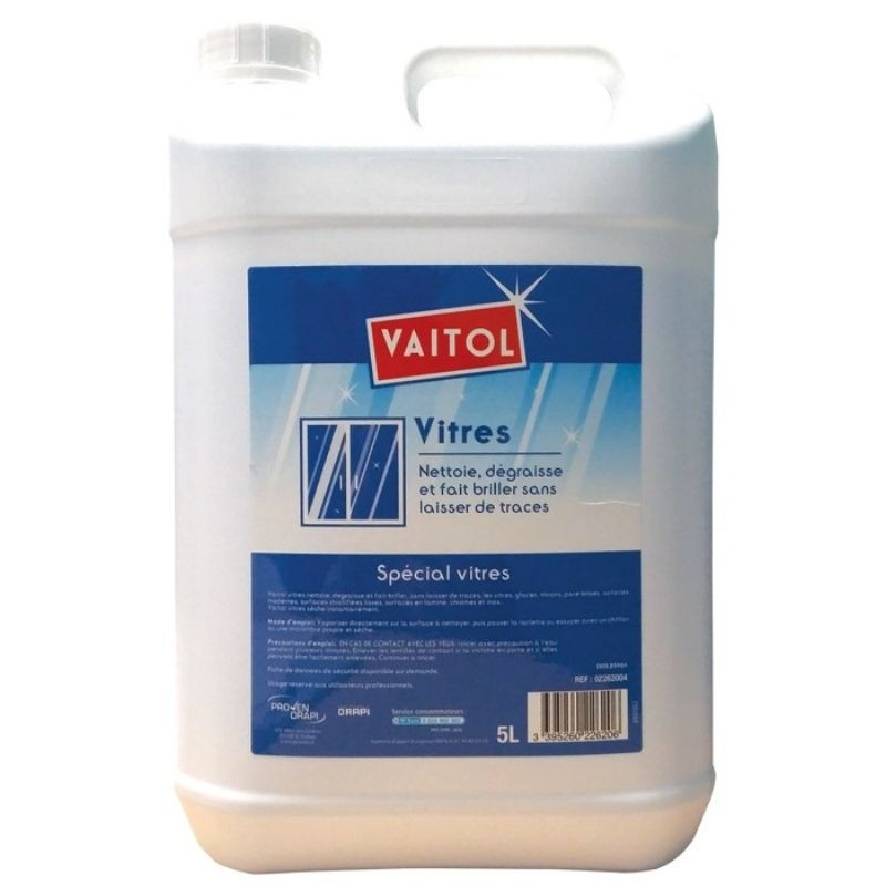Aknaklaasi puhastusvahend alkoholiga - 5 L - Vaitol Aknaklaasi puhastusvahend alkoholiga - 5 L - Vaitol