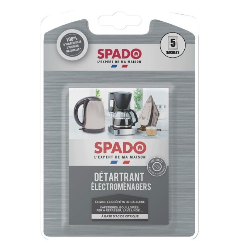 Détartrant Electroménager en Sachet - Lot de 5 - Spado Détartrant Electroménager en Sachet - Lot de 5 - Spado