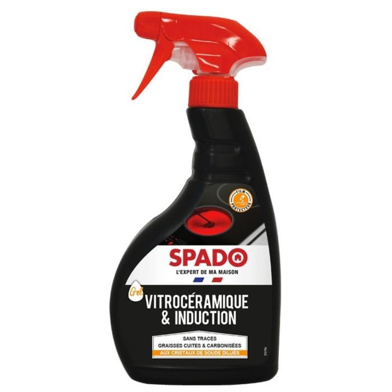 Puhastav ja rasvavastane pihusti klaaskeraamilistele ja induktsioonplaatidele - 500 ml - SPADO Puhastav ja rasvavastane pihusti klaaskeraamilistele ja induktsioonplaatidele - 500 ml - SPADO
