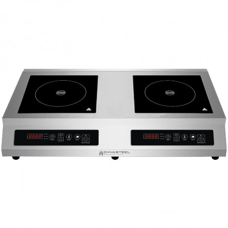 Induktsioonpliit topelt - 2000 + 1500 W - Dynasteel