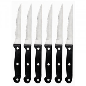 Kööginuga - Sakiline tera - 6 tükki komplektis - Lacor