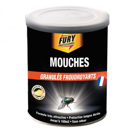 Surmavad graanulid kärbsedele - 400 g - FURY