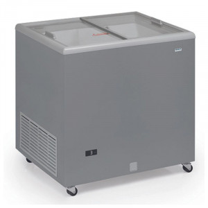 Klaasist lükandustega sügavkülmik - 220 L