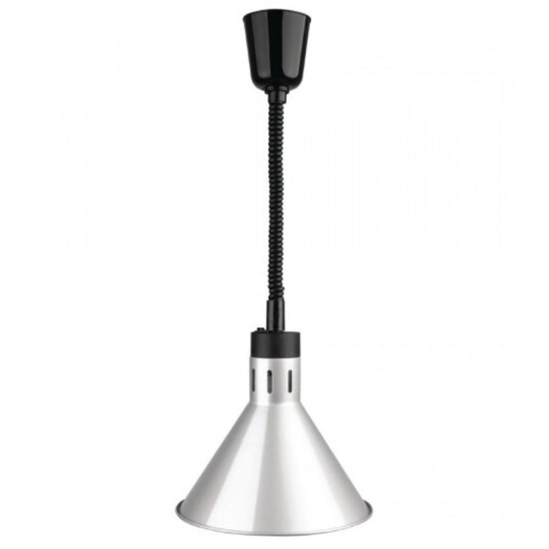 Lampe Chauffante Conique Argentée Dynasteel - Maintien des aliments chauds pour les professionnels de la restauration Lampe Chauffante Conique Argentée Dynasteel - Maintien des aliments chauds pour les professionnels de la restauration