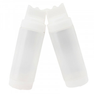 Kolme plastikust valamuga pudel - 600 ml - ideaalne toitlustamiseks