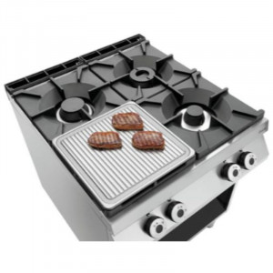 Grillplaadi küpsetusahjule gaasipliidile, seeria 900 Master - Bartscher