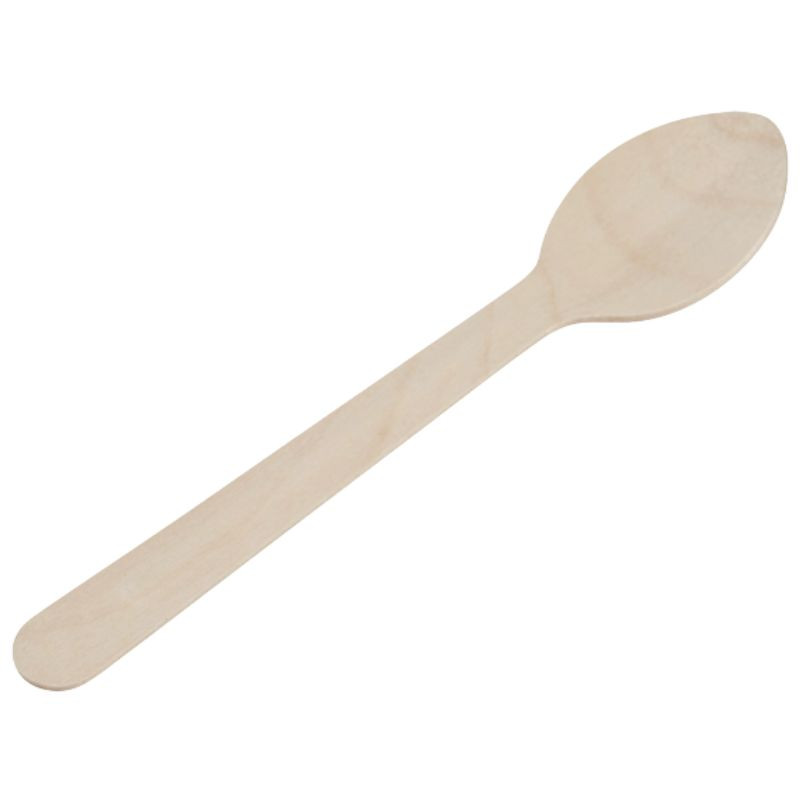 Puidust supilusikas - 160 mm - 100 tk Puidust supilusikas - 160 mm - 100 tk