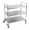 Chariot Inox 3 Plateaux Dynasteel - Vastupidav ja funktsionaalne toitlustusprofessionaalidele