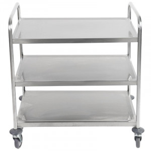 Chariot Inox 3 Plateaux Dynasteel - Vastupidav ja funktsionaalne toitlustusprofessionaalidele